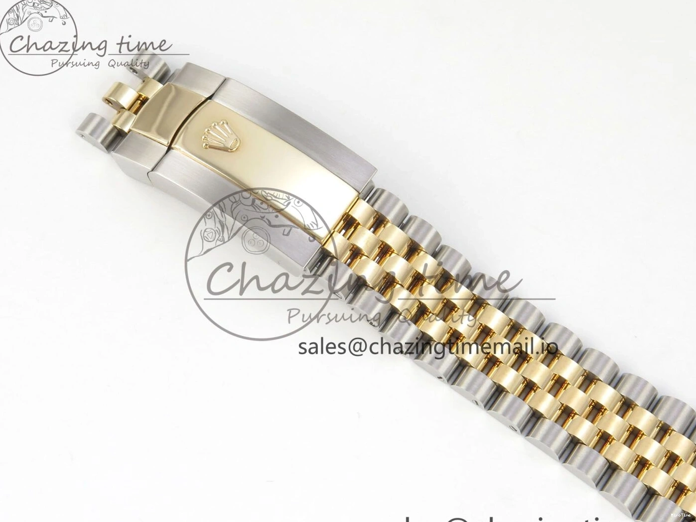 MiroTime 0424 Reliable DateJust 41mm 126333 SS YG 3EF 1:1 Best Edition Gray Roman Dial on SS YG Jubilee Bracelet SA 302